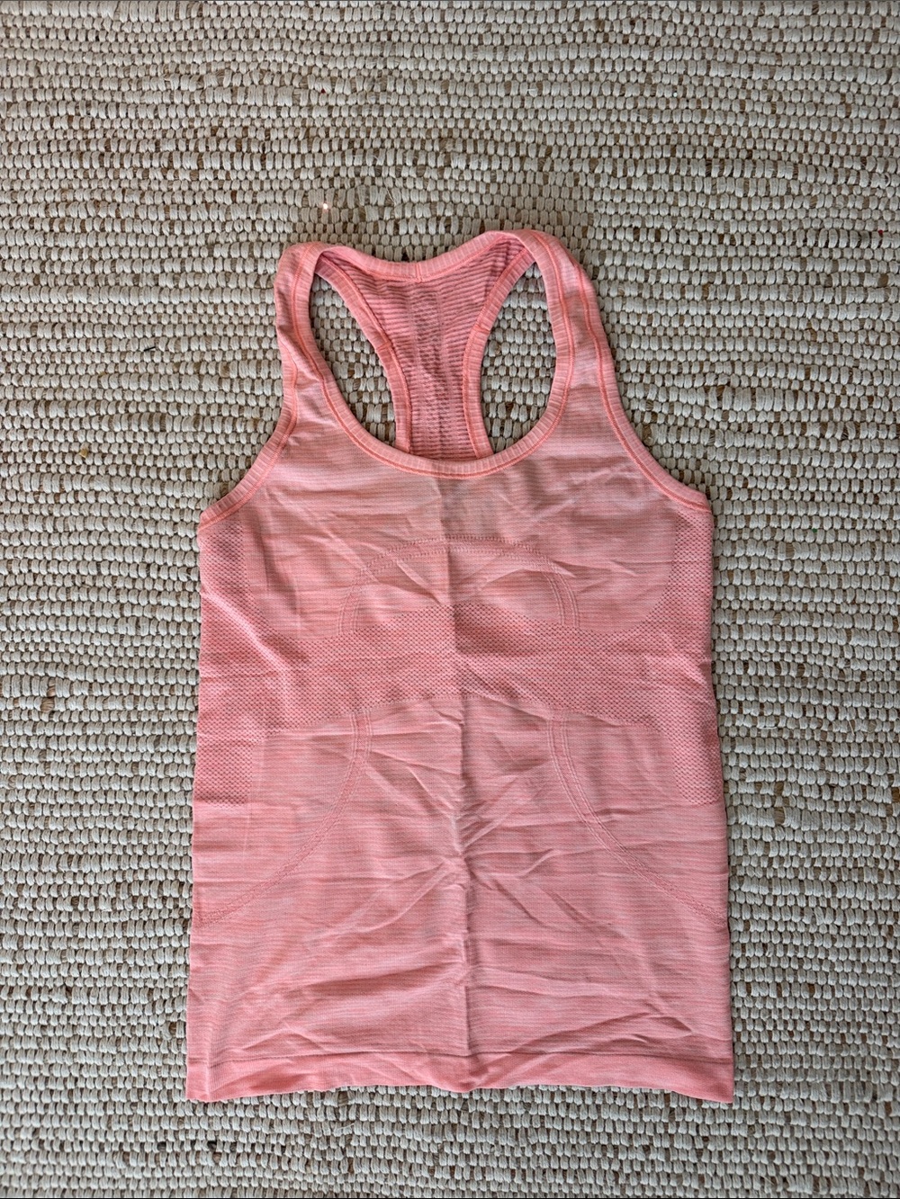 lululemon athletica Coral Racerback Seamless Tank